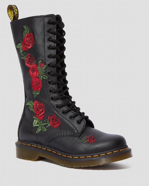 Dr Martens Dámské Vysoké Boty 1914 Vonda Černé, CZ-850742